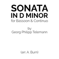 Sonata in D Minor - Georg Philipp Telemann (arr. Andrew Burn)